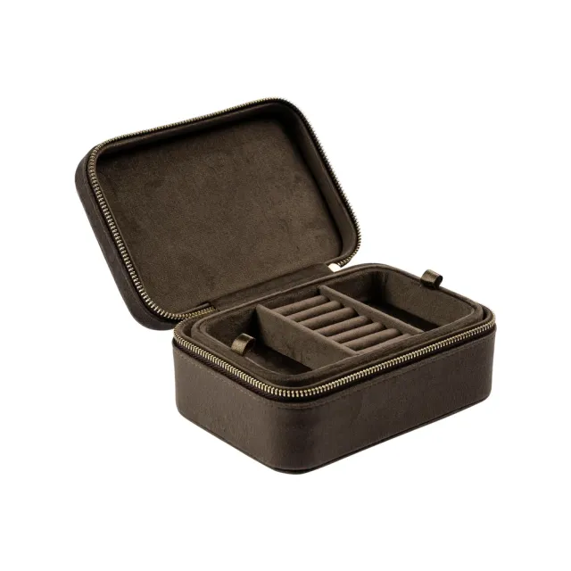 Dark Department Velvet jewellery box Chocolate Brown