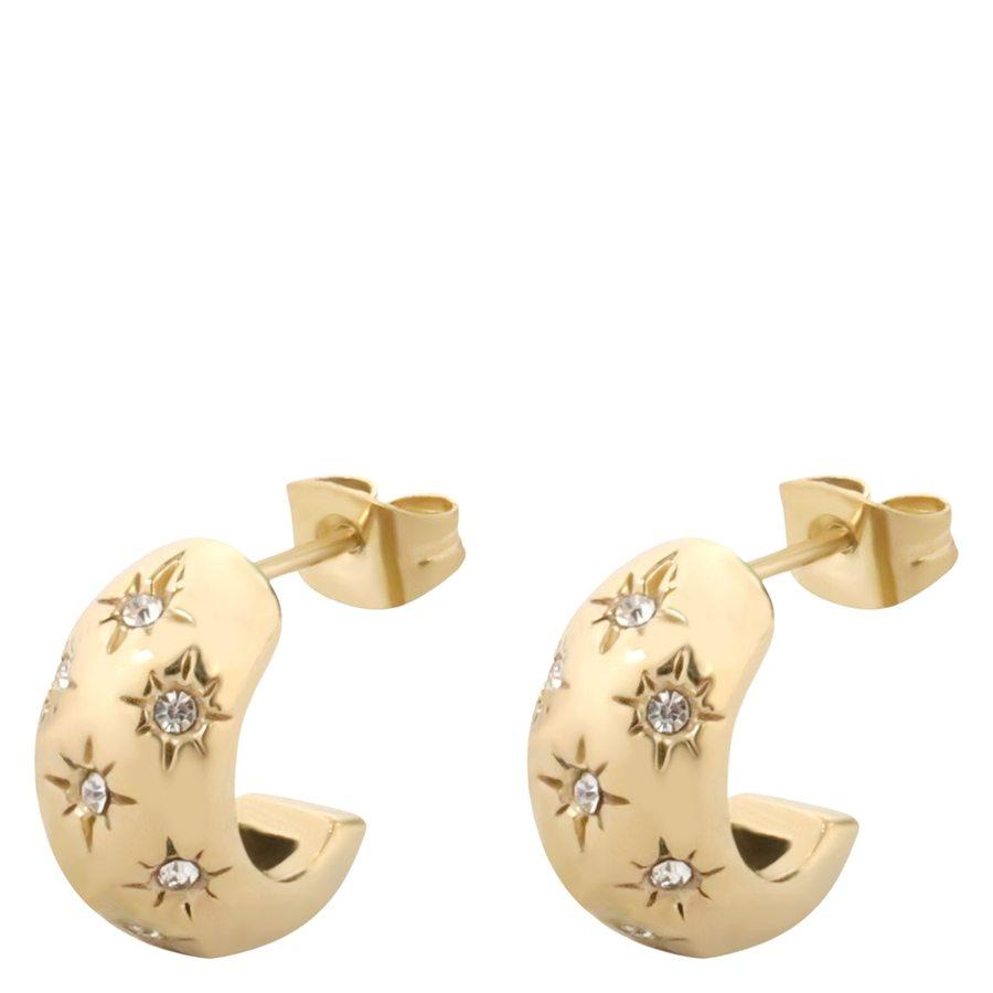 Dark Department Chunky Star Creole Small Gold