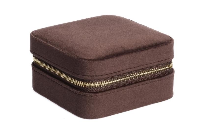 Dark Department Smykkeskrin i fløyel mini sjokoladebrun/brun