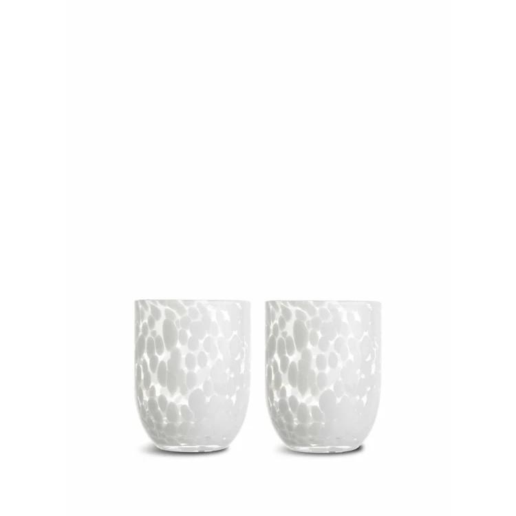 GLASS MESSY 2PCS/SET WHITE- BYON