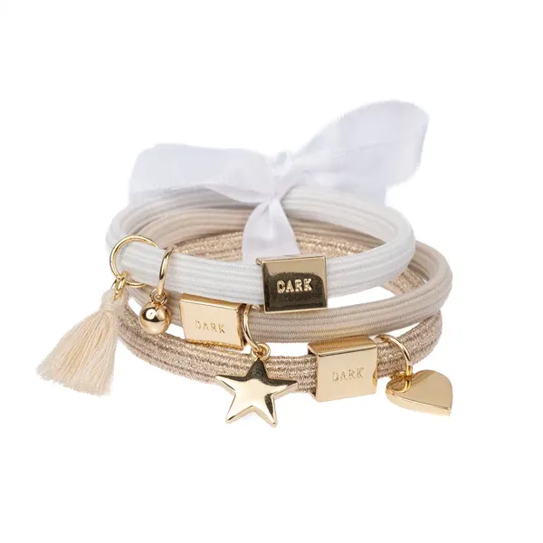 Sand- Hair Tie 3pak - Dark Department