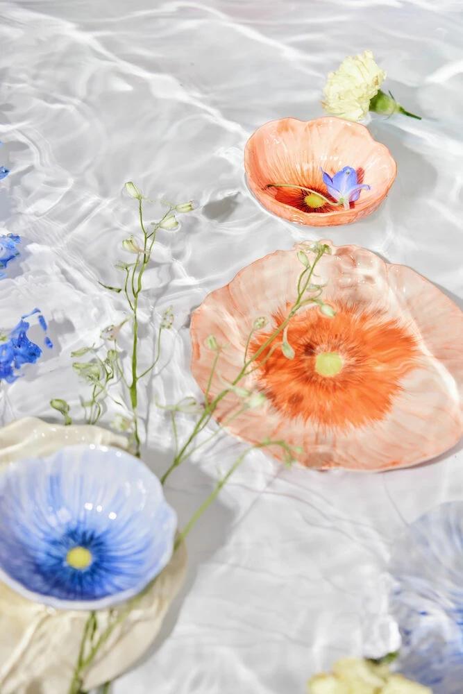 ASSIETT POPPY RØD - BYON