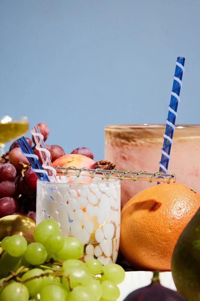 GLASS SUGERØR 4 STK - BYON